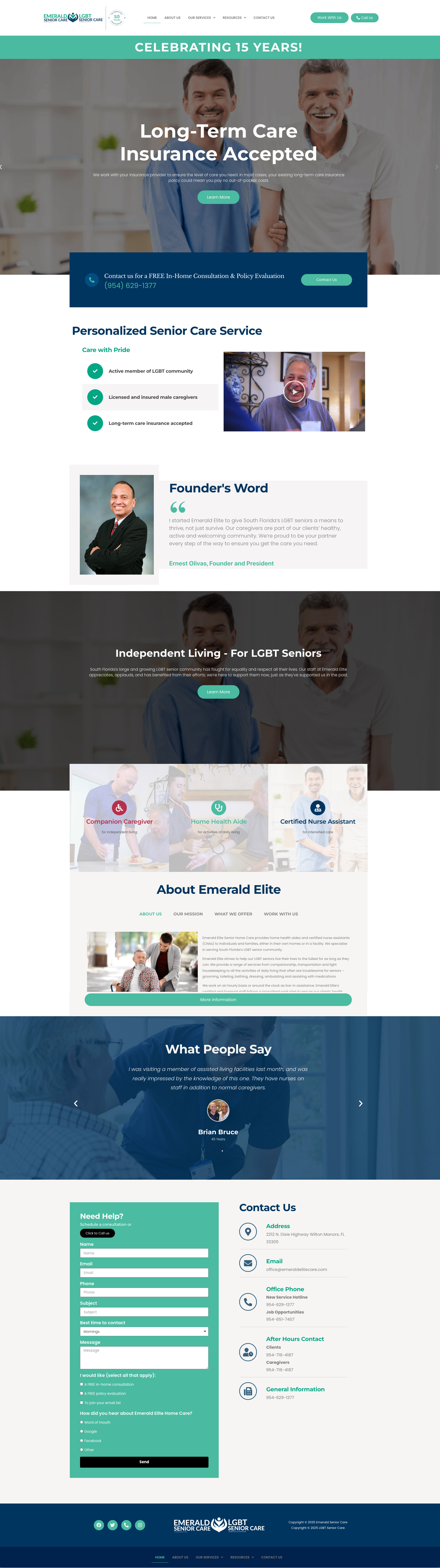 Emerald Senior Care Facebook Page